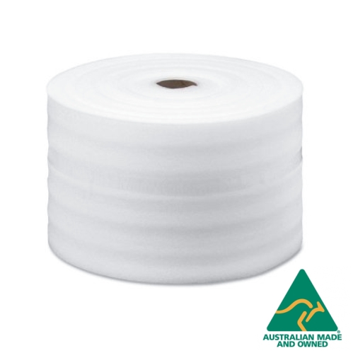 Polyfoam 400mm x 100m Thick Packing Foam Wrap Roll 1mm 40cm Wide Foam Wrap