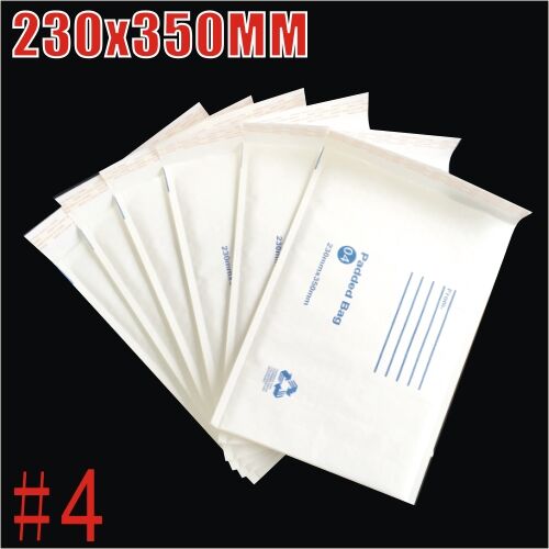 230x350mm Plain White Bubble Padded Bag Mailer Envelope
