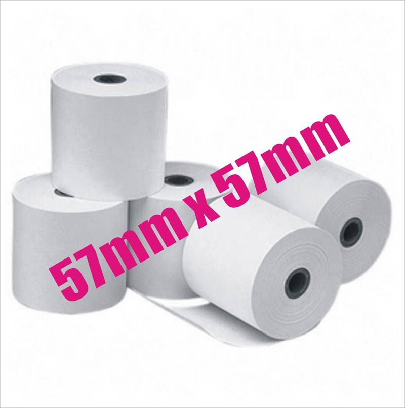 57x57mm Premium Thermal Paper Cash Register Receipt Rolls EFTPOS