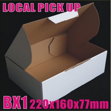 20pcs BX1 220x160x77mm A5 Flat Rate Mailing Box Cardboard Carton