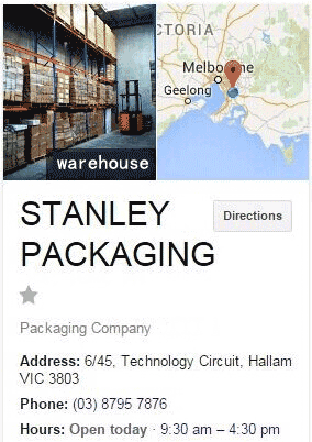 packaging supplies